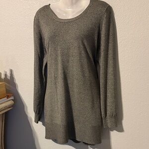 Gray Women's Tunic Top